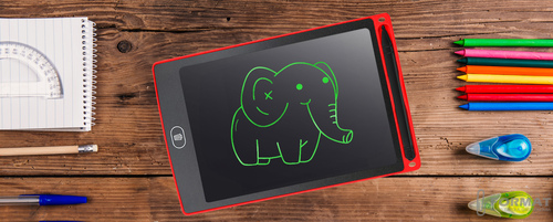 DUŻY TABLET GRAFICZNY DO RYSOWANIA RYSIK ZNIKOPIS TABLICA LCD XXL 10