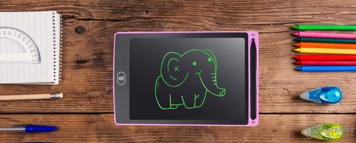 DUŻY TABLET GRAFICZNY DO RYSOWANIA RYSIK ZNIKOPIS TABLICA NOTATNIK LCD XXL 10