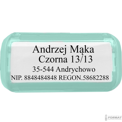 PIECZĄTKA TRODAT 4913 DO 8 LINII FIRMOWA IMIENNA BIUROWA PROJEKT + GUMKA 3