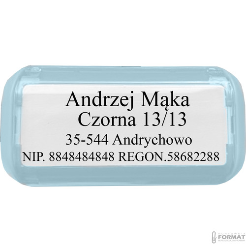PIECZĄTKA TRODAT 4913 DO 8 LINII FIRMOWA IMIENNA BIUROWA PROJEKT + GUMKA 3