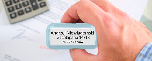 PIECZĄTKA TRODAT 4912 DO 6 LINII FIRMOWA IMIENNA BIUROWA PROJEKT + GUMKA 8
