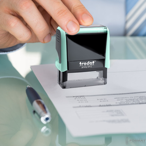 PIECZĄTKA TRODAT 4912 DO 6 LINII FIRMOWA IMIENNA BIUROWA PROJEKT + GUMKA 4