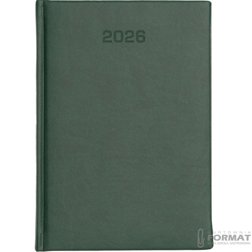 Kalendarz ECO 2026 dzienny A5 Vivella zielony 2