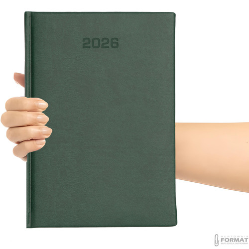Kalendarz ECO 2026 dzienny A5 Vivella zielony 11