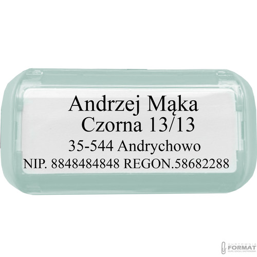 PIECZĄTKA TRODAT 4911 DO 4 LINII FIRMOWA IMIENNA BIUROWA PROJEKT + GUMKA 3
