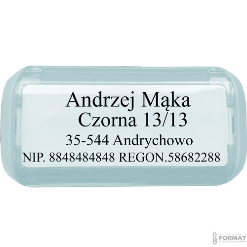 PIECZĄTKA TRODAT 4911 DO 4 LINII FIRMOWA IMIENNA BIUROWA PROJEKT + GUMKA 3