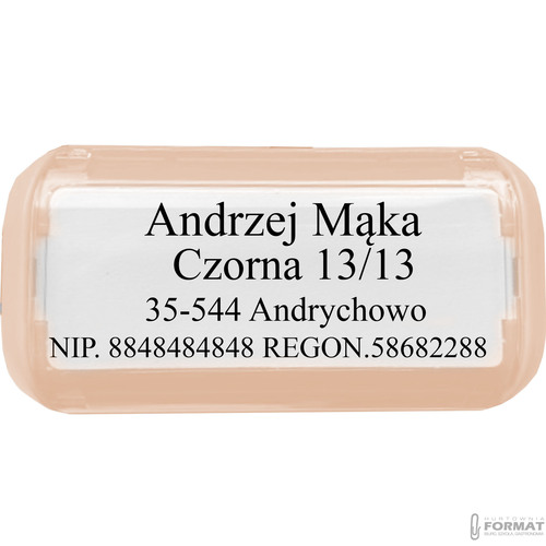 PIECZĄTKA TRODAT 4911 DO 4 LINII FIRMOWA IMIENNA BIUROWA PROJEKT + GUMKA 3
