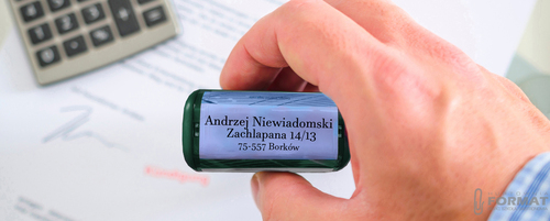 PIECZĄTKA TRODAT 8915 DO 8 LINII FIRMOWA IMIENNA BIUROWA PROJEKT + GUMKA 8