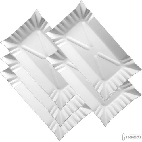 TACKA TACKI PAPIEROWE BIAŁE JEDNORAZOWE URODZINY GRILL EKO 14x20cm 100szt 3