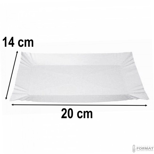TACKA TACKI PAPIEROWE BIAŁE JEDNORAZOWE URODZINY GRILL EKO 14x20cm 100szt 9