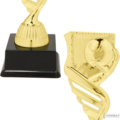 Puchar złoty trofeum nagroda statuetka piłka ręczna figurka 3d + GRAWER 19 cm 3
