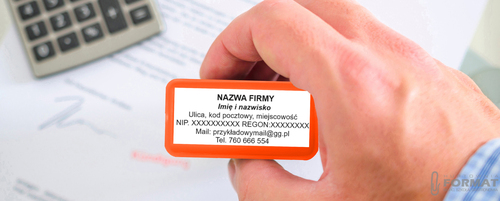 PIECZĄTKA COLOP C40 DO 8 LINII FIRMOWA IMIENNA BIUROWA PROJEKT + GUMKA 6