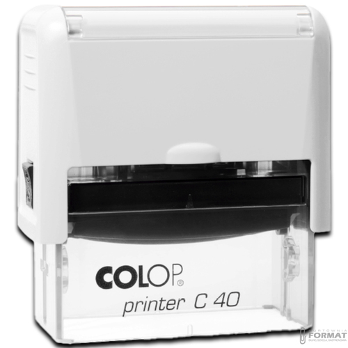 PIECZĄTKA COLOP C40 DO 8 LINII FIRMOWA IMIENNA BIUROWA PROJEKT + GUMKA 2