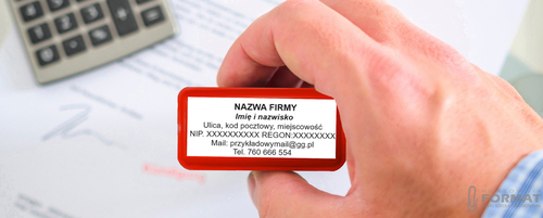PIECZĄTKA COLOP C40 DO 8 LINII FIRMOWA IMIENNA BIUROWA PROJEKT + GUMKA 8