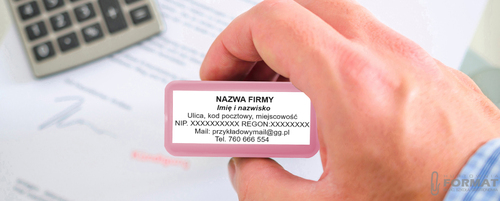 PIECZĄTKA COLOP C40 DO 8 LINII FIRMOWA IMIENNA BIUROWA PROJEKT + GUMKA 8