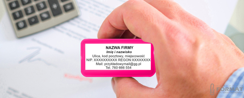 PIECZĄTKA COLOP C40 DO 8 LINII FIRMOWA IMIENNA BIUROWA PROJEKT + GUMKA 8