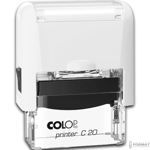 PIECZĄTKA COLOP C20 DO 4 LINII FIRMOWA IMIENNA BIUROWA PROJEKT + GUMKA 2