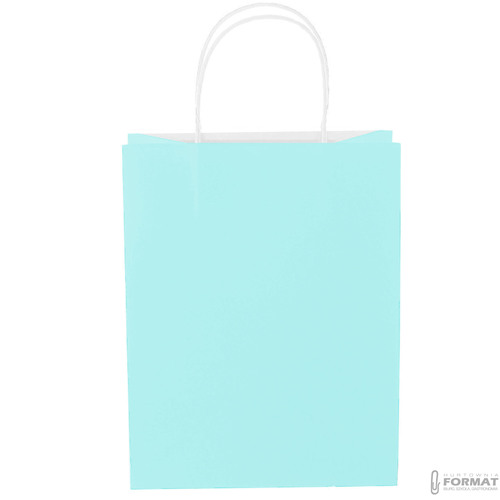 TORBA PAPIEROWA ZIELONA PASTELOWA A4 240/100/320  5