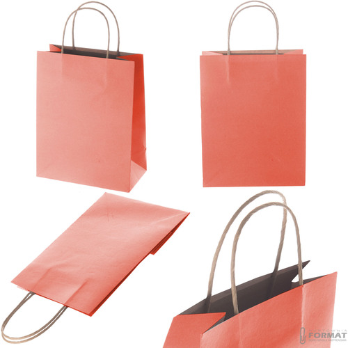 TORBA PAPIEROWA CZERWONA A4 240/100/320  7