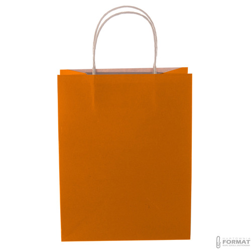 TORBA PAPIEROWA POMARAŃCZOWA A4 240/100/320  5