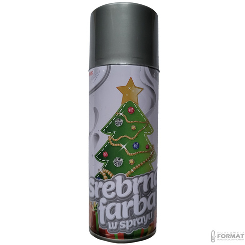 FARBA W SPRAYU W KOLORZE SREBRNYM 250 ml BREWIS 4
