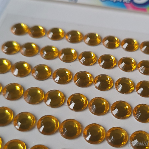 DŻETY SAMOPRZYLEPNE DS20 ZŁOTE 6mm 140 SZTUK BREWIS 6