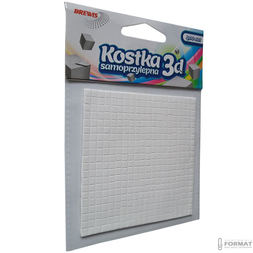 KOSTKA SAMOPRZYLEPNA 3D KS5 400 SZTUK BREWIS 3