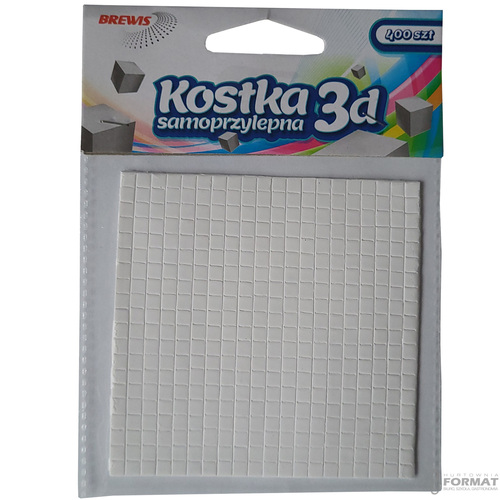 KOSTKA SAMOPRZYLEPNA 3D KS5 400 SZTUK BREWIS 4