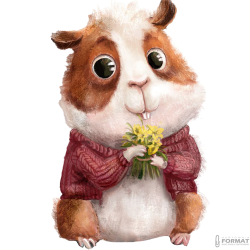 TECZKA PAPIEROWA NARCISSUS A4 Z GUMKĄ WERSJA FUN CHOMIK 2