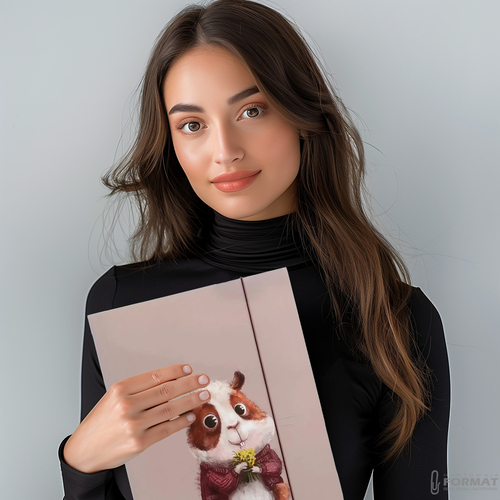 TECZKA PAPIEROWA NARCISSUS A4 Z GUMKĄ WERSJA FUN CHOMIK 8