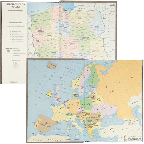 KALENDARZ DZIENNY A4 TERMINARZ 2025 KSIĄŻKOWY NOTES PLANER MAPA SZARY 4
