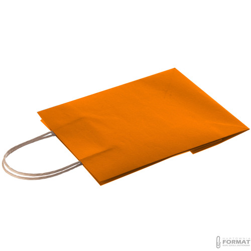 TORBA PAPIEROWA POMARAŃCZOWA A5 225/80/180 5