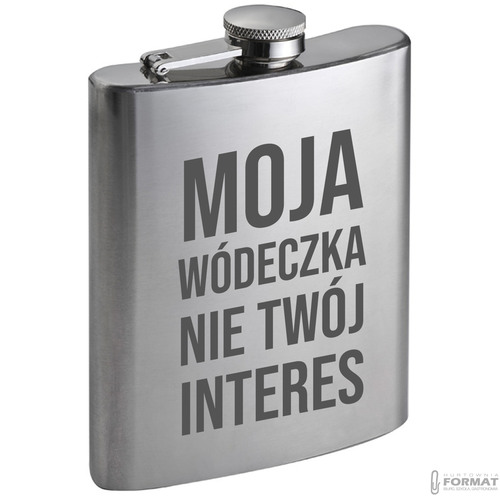 PIERSIÓWKA STALOWA METALOWA NIERDZEWNA 104ml NA PREZENT GRAWER WZORY 12