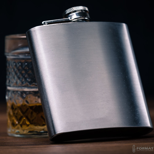 PIERSIÓWKA STALOWA METALOWA NIERDZEWNA 237ml NA PREZENT GRAWER WZORY 6