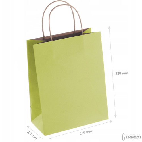TORBA PAPIEROWA ŻÓŁTA A4 240/100/320 2