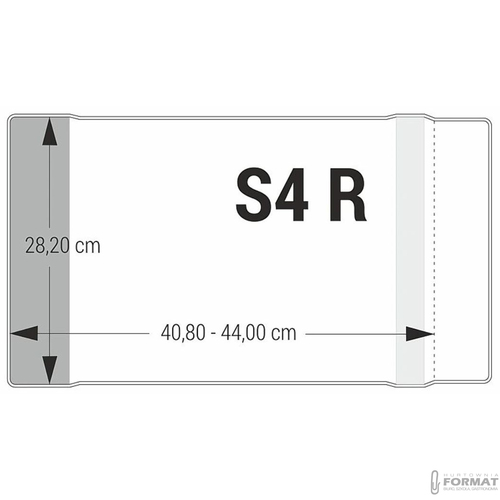 PRZEZROCZYSTA OKŁADKA REGULOWANA 40,8-44x28,2 cm BIURFOL S4 R 2