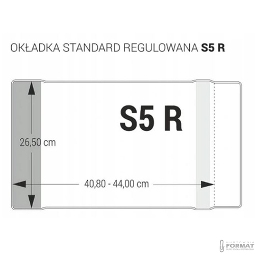 UNIWERSALNY KOMPLET OKŁADEK BIURFOL DO KLAS 7-8 FORMATY E6/S5/A4/S4/A5 5