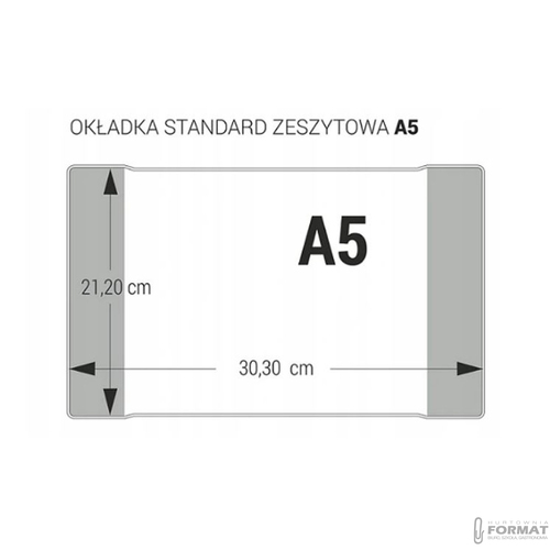 UNIWERSALNY KOMPLET OKŁADEK BIURFOL DO KLAS 7-8 FORMATY E6/S5/A4/S4/A5 8
