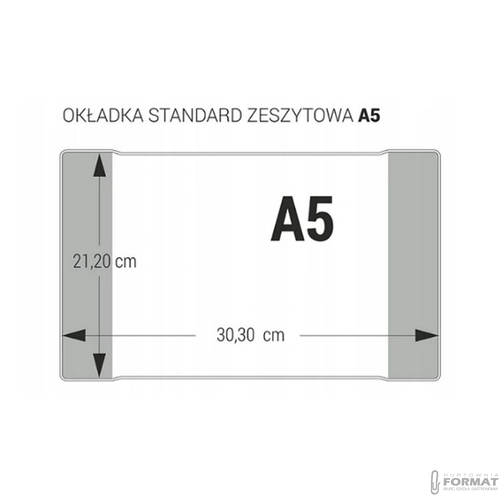 UNIWERSALNY KOMPLET OKŁADEK BIURFOL DO KLAS 1-3 FORMATY E5/S4/A5 6