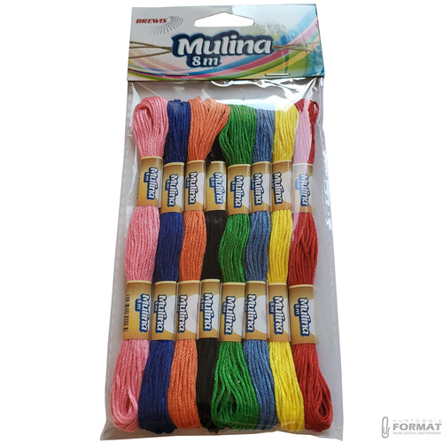 KOLOROWA MULINA 8m MJ MIX STANDARD 8 KOLORÓW BREWIS 2