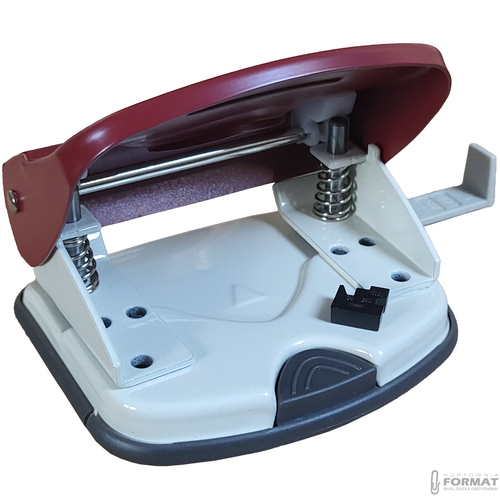 DZIURKACZ METALOWY CZERWONY DO 25 KARTEK EASY STATIONERY 85562 6