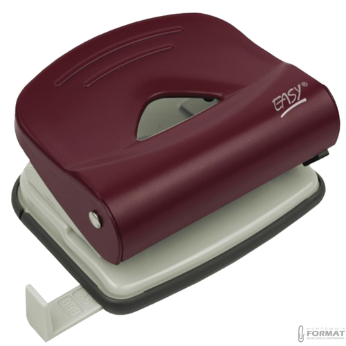 DZIURKACZ METALOWY CZERWONY DO 25 KARTEK EASY STATIONERY 85562 11