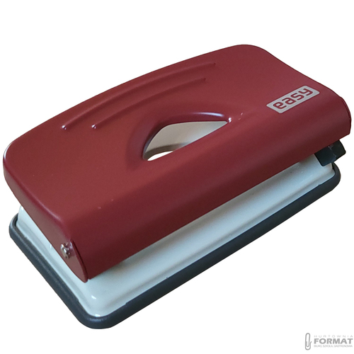 DZIURKACZ METALOWY 1100RE CZERWONY DO 10 KARTEK EASY STATIONERY 86667 2
