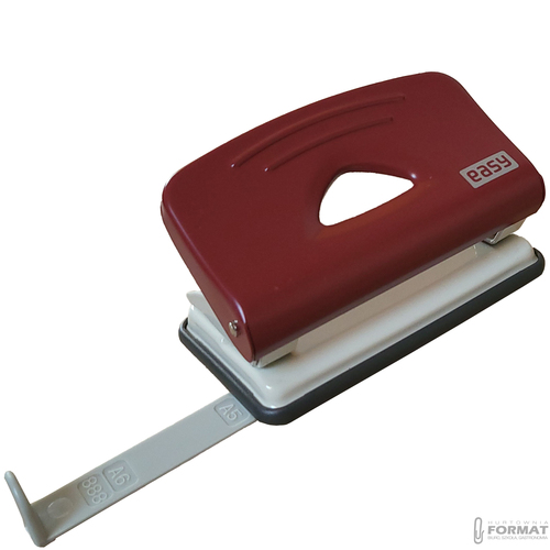 DZIURKACZ METALOWY 1100RE CZERWONY DO 10 KARTEK EASY STATIONERY 86667 3