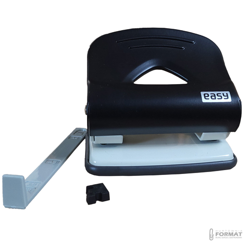DZIURKACZ METALOWY CZARNY DO 25 KARTEK EASY STATIONERY 86679 7