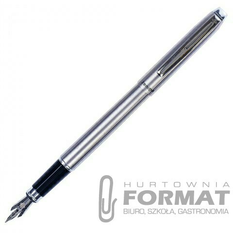 PIÓRO WIECZNE STALOWE SILVER ZENITH W ETUI 4
