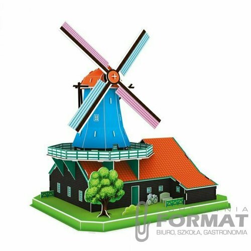 PUZZLE 3D CUBIC FUN WIATRAK HOLENDERSKI 71EL. 2