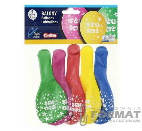 Balony Premium "Sto Lat", 12" / 5 szt. 3