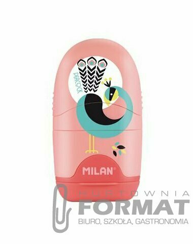 Temperówko-gumka Milan Capsule Peacock 3