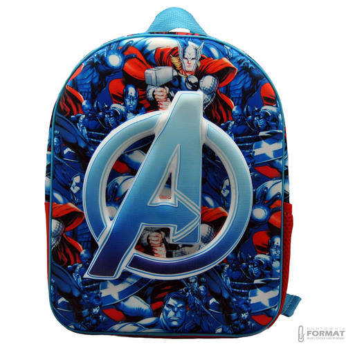 PLECAK PRZEDSZKOLNY 3D MAŁY AVENGERS 30x23x10 cm KIDS EUROSWAN 2